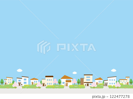 背景素材-住宅2025-3ベク 背景素材-住宅2025-3ベク 122477278