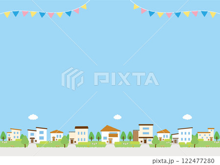 背景素材-住宅2025-4ベク 122477280