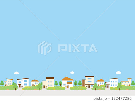 背景素材-住宅2025-7ベク 122477286