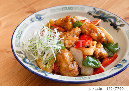 黒酢酢豚 122477404