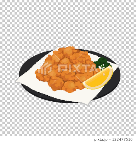 軟骨の唐揚げのイラスト 軟骨の唐揚げのイラスト 122477510