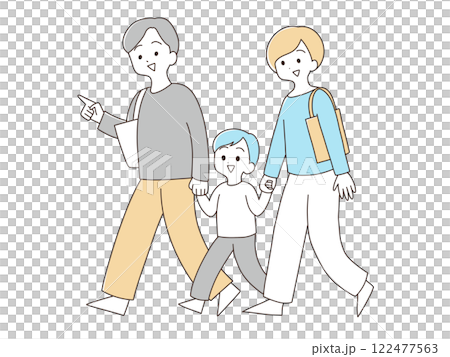 家人出去 122477563