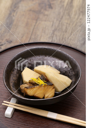 海老芋と棒鱈の炊いたん 122477974