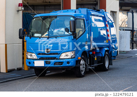 塵芥車 ゴミ収集　清掃工場 122479121