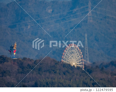 小牧山山頂からの眺め 超望遠の世界 小牧山山頂からの眺め 超望遠の世界 122479595