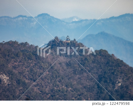 小牧山山頂からの眺め 超望遠の世界 小牧山山頂からの眺め 超望遠の世界 122479598