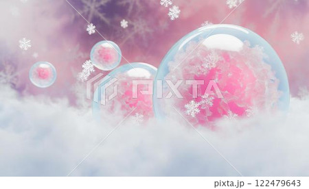 卵子凍結や幹細胞の凍結保存をイメージした3Dイラスト 細胞の凍結 医療系素材 卵子凍結や幹細胞の凍結保存をイメージした3Dイラスト 細胞の凍結 医療系素材 122479643