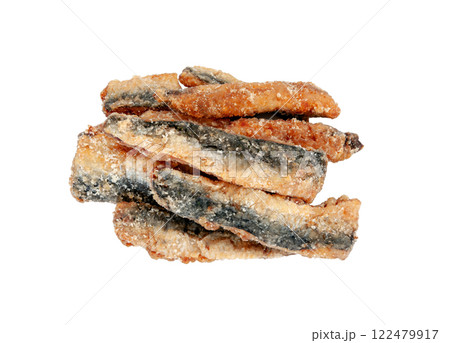 イワシの竜田揚げ【白背景・切り抜き】 122479917