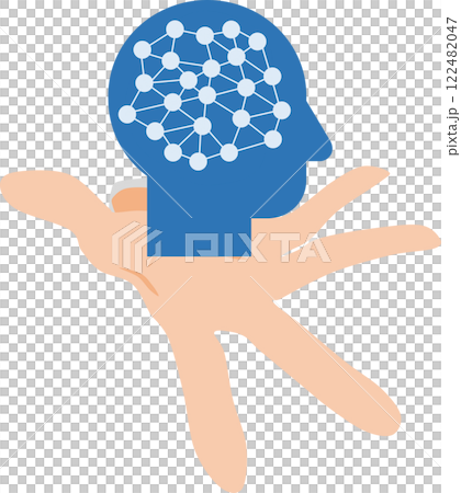 AIを活用するグラフィック素材イラスト 122482047