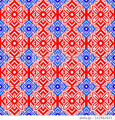 abstract geometric background with colorful triangles. 122482425