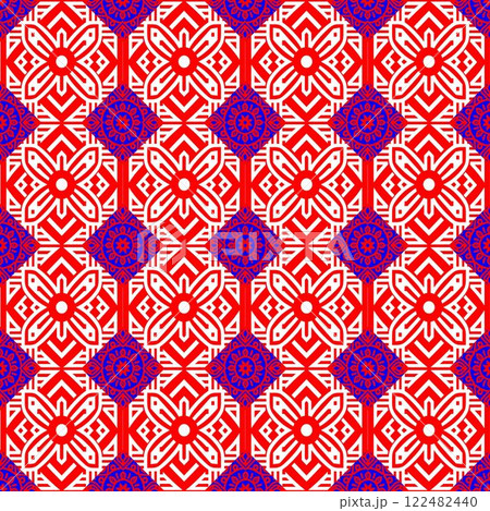 abstract geometric background with colorful triangles. 122482440