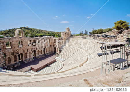 Greece, Athens, Acropolis, Dionysos Theater 122482686