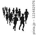 マラソンレース 122482976