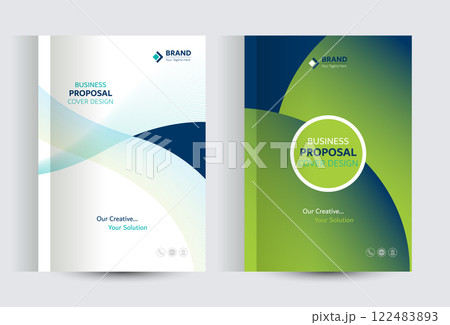 Corporate Business Proposal Catalog cover Design Template Corporate Business Proposal Catalog cover Design Template 122483893