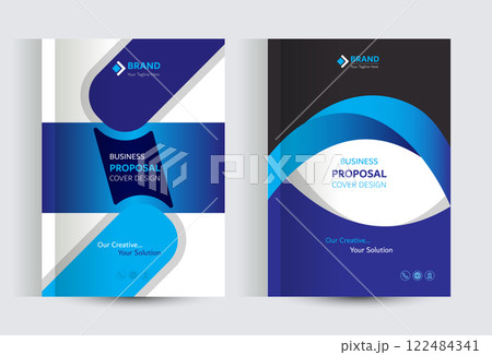 Corporate Business Proposal Catalog cover Design Templates 122484341