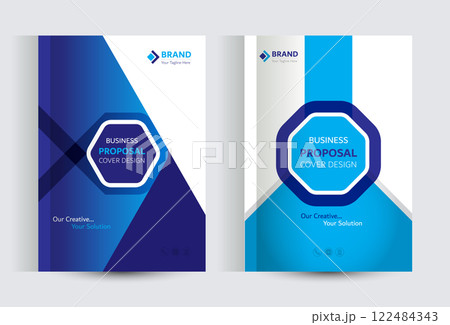 Corporate Business Proposal Catalog cover Design Templates 122484343