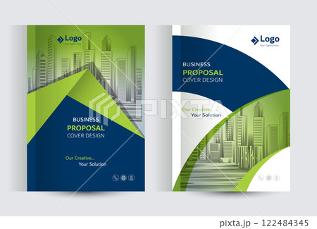 Corporate Business Proposal Catalog cover Design Templates 122484345