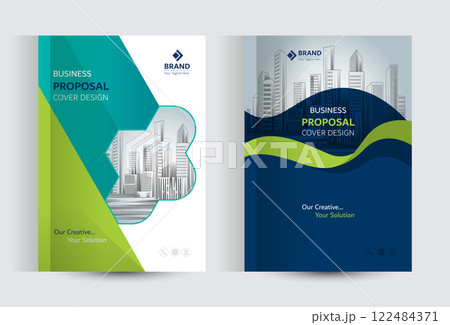 Corporate Business Proposal Catalog cover Design Templates 122484371