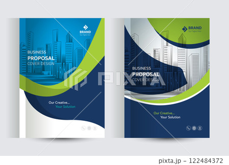 Corporate Business Proposal Catalog cover Design Templates 122484372
