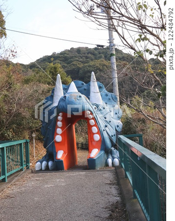 山口県下松市笠戸島のトリケラトプス 122484792