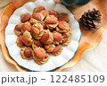 コーヒーとアーモンドの絞り出しクッキー 122485109