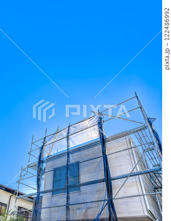 戸建て家屋の外壁修繕工事 122486992