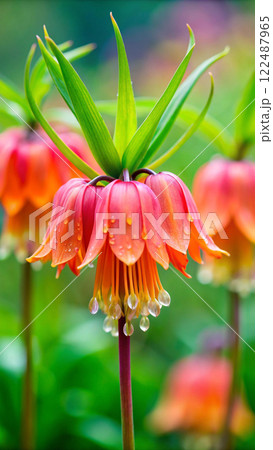 beautiful flowers in the garden 122487965