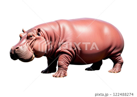 Hippo mammal animal representation  on transparency background PNG 122488274
