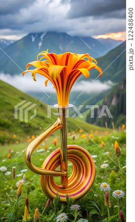 yellow flower in the field 122488400