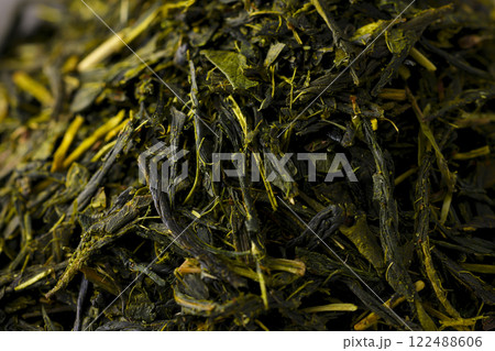 緑茶の茶葉 緑茶の茶葉 122488606