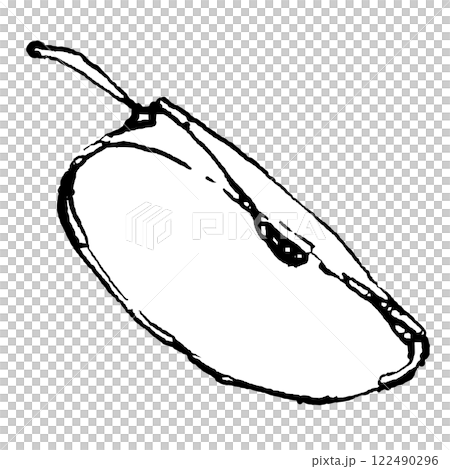 くし形切りのリンゴのイラスト くし形切りのリンゴのイラスト 122490296