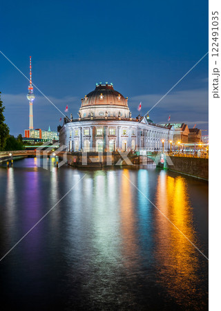 Museum Island and TV Tower in Berlin, Germany 122491035
