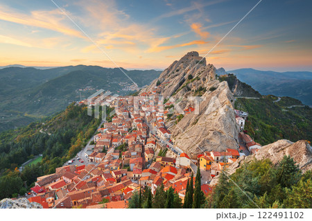 Pietrapertosa, Italy Mountaintop Village 122491102