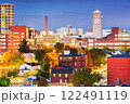 Ann Arbor, Michigan, USA Town Skyline 122491119