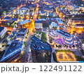 Springfield, Ohio, USA Town at Blue Hour. 122491122