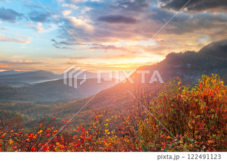 Whiteside Mountain in North Carolina, USA 122491123