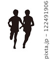 駅伝競走襷リレー 122491906