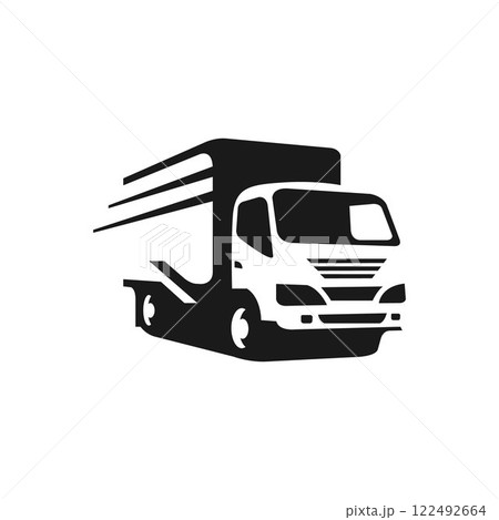 Delivery Truck icon set. Express delivery trucks icons. Fast shipping truck. Free delivery 24 hours. Logistic trucking sign Delivery Truck icon set. Express delivery trucks icons. Fast shipping truck. Free delivery 24 hours. Logistic trucking sign 122492664
