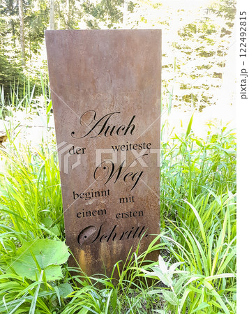 Sign, signpost of Way of St. James Sign, signpost of Way of St. James 122492815