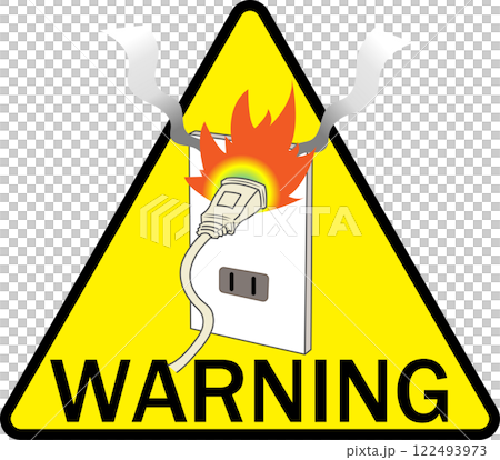 Beware of fires caused by shorting the outlet 122493973