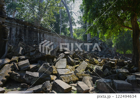 巨木に覆われたタ・プローム寺院，アンコール遺跡群／カンボジア 122494634