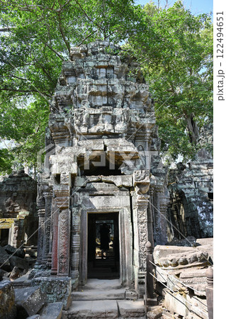 巨木に覆われたタ・プローム寺院,アンコール遺跡群/カンボジア 巨木に覆われたタ・プローム寺院,アンコール遺跡群/カンボジア 122494651
