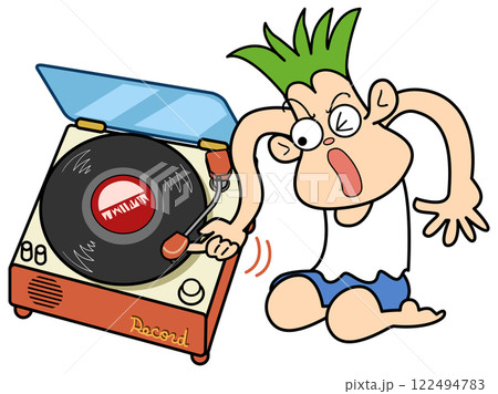 レコードを聴く 122494783