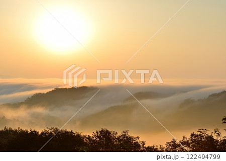 田之原展望台からの美郷町の両国おろし（雲海） 122494799