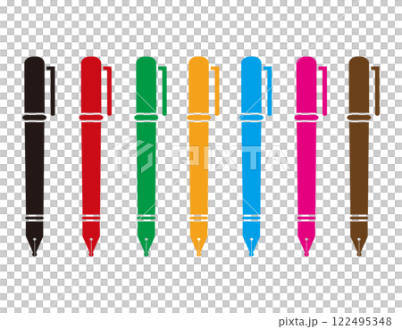 Simple fountain pen illustration - Writing utensils 122495348