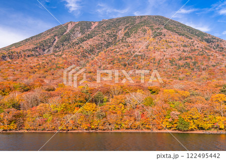 《栃木県》秋の奥日光・紅葉の男体山 《栃木県》秋の奥日光・紅葉の男体山 122495442