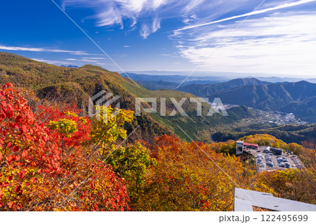 《栃木県》紅葉最盛期の奥日光・明智平の眺望 《栃木県》紅葉最盛期の奥日光・明智平の眺望 122495699