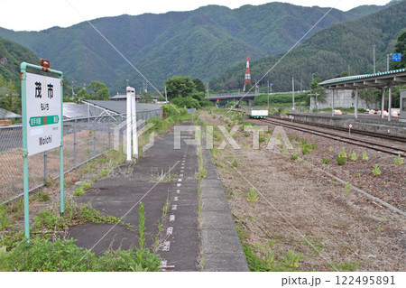 茂市駅　旧岩泉線ホーム跡　JR茂市駅　もいち　Moichi　山田線　JR山田線 122495891