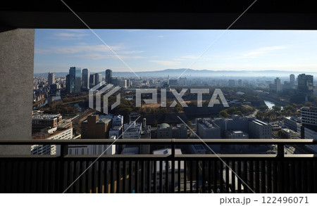 ザ・ファインタワー大手前、大阪、天満橋、タワーマンションのラウンジから見る、大阪城、天満橋、京橋、 122496071