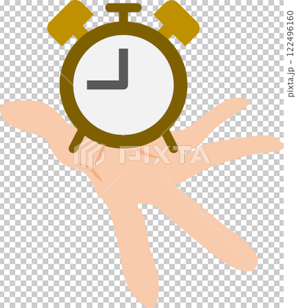 有時間意識的圖形插圖 122496160